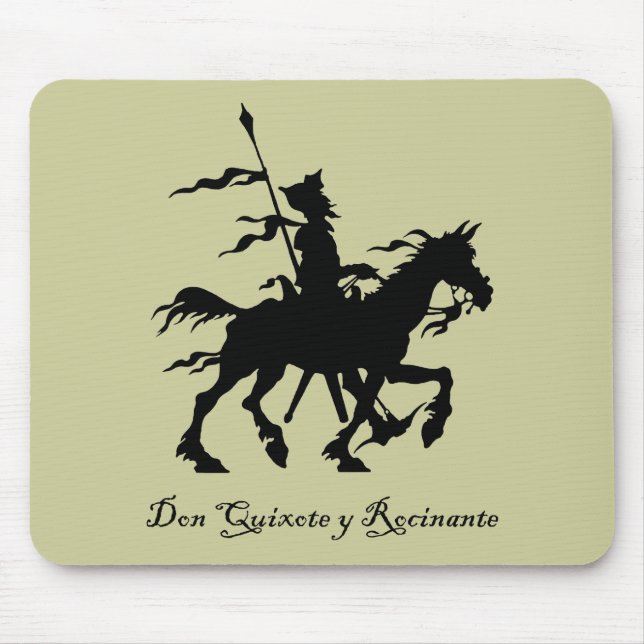 Don Quixote y Rocinante Mouse Pad (Front)