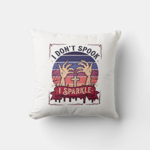 Don Spook Sparkle Zombie Hands Halloween Blood_1 Cushion