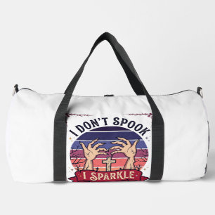Don Spook Sparkle Zombie Hands Halloween Blood_1 Duffle Bag