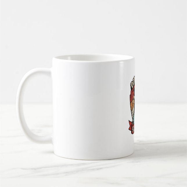 Don Stop Retrieving Black Labrador Dog Duck Retro  Coffee Mug (Left)