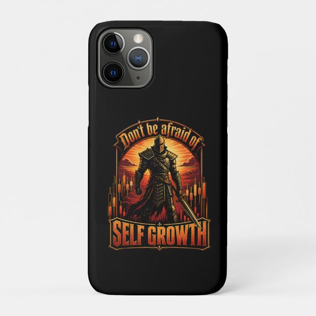 Don’t Be Afraid of Self Growth Knight Trading Mind Case-Mate iPhone Case (Back)