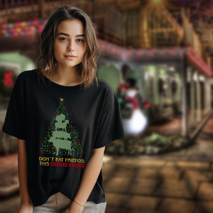 Don´t Eat Friends This Christmas, Vegan T-Shirt