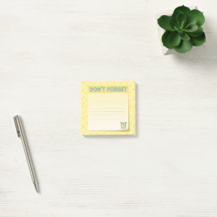 “Don’t Forget” Sticky Notes