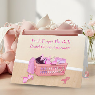 Don’t Forget The Girls Breast Cancer Awareness Card
