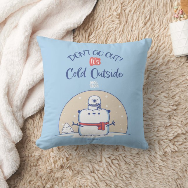 Don´t go out! It´s Cool Outside |  Cushion (Blanket)