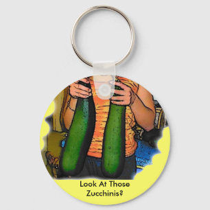 Don’t Hate My “Double Z” Zucchinis! Key Ring