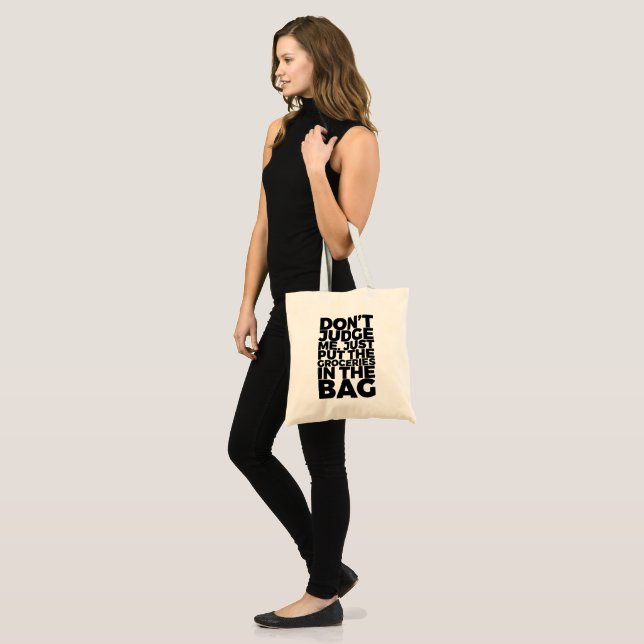 Don’t Judge Me Tote Bag (Front (Model))