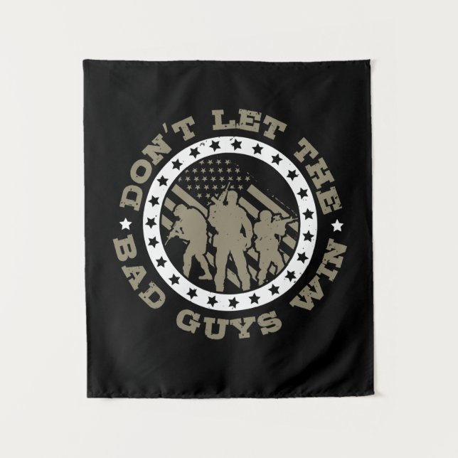 Don’T Let The Bad Guys Win Tapestry (Front)
