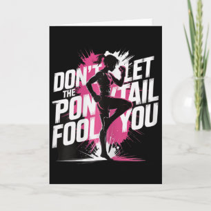 Don’t Let The Ponytail Fool You Kickboxing Fighter Card