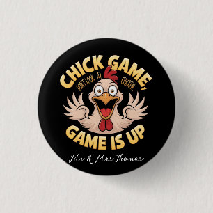 Don’t Look at the Chicken The Funny Game 3 Cm Round Badge