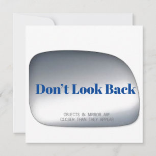 Don’t Look Back Note Card