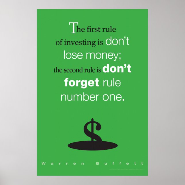 Don’t Lose Money Poster (Front)
