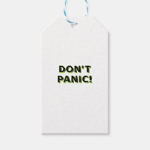 Don’t Panic Gift Tags