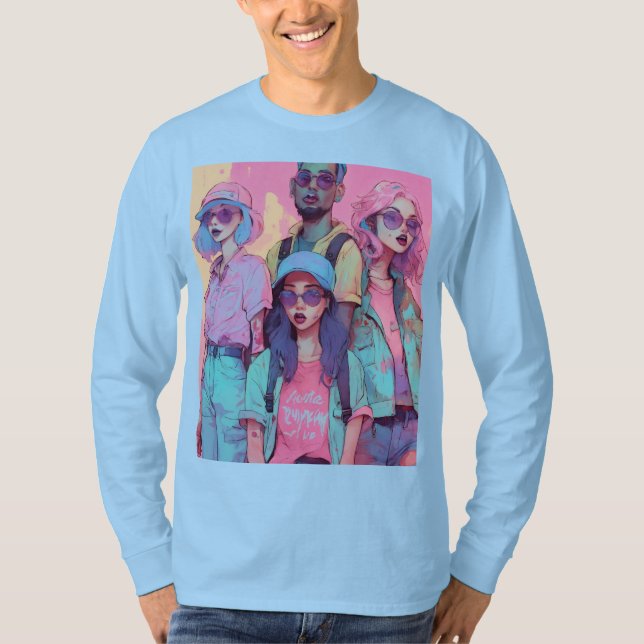 Don’t Stop Me Now: Pastel Vibes Tee (Front)