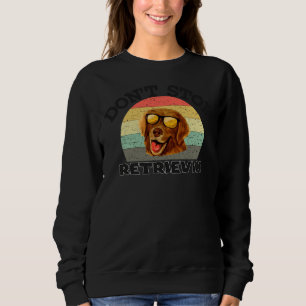 Don T Stop Retrievin Golden Retrieve Dog Owner Lab Sweatshirt