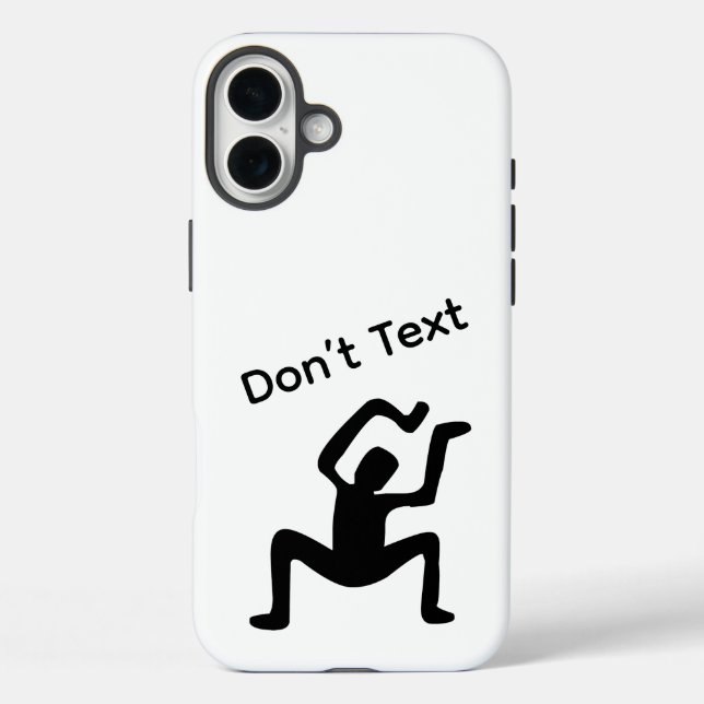 Don’t Text Case-Mate iPhone Case (Back)