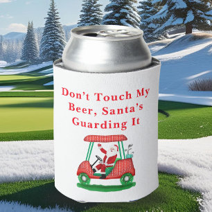 Don’t Touch My Beer, Santa’s Guarding It Can Cooler