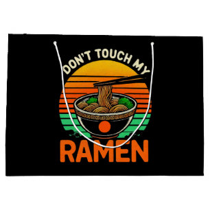 Don t Touch Ramen Lover Large Gift Bag