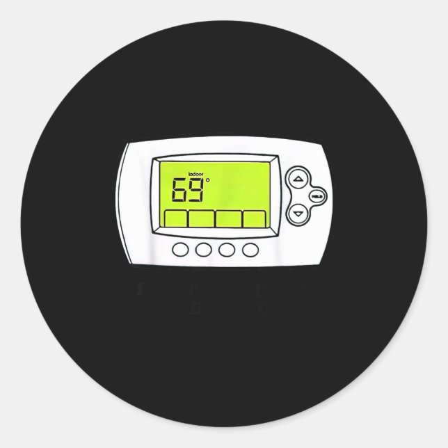 Don’t Touch The Tat Funny For Men Women  Classic Round Sticker (Front)