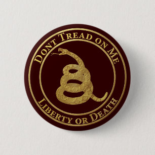 Don’t Tread on Me 6 Cm Round Badge