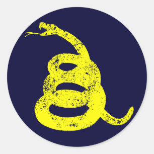 Don’t Tread on Me Classic Round Sticker