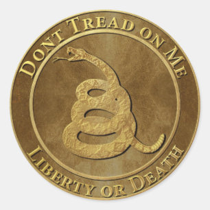 Don’t Tread on Me Classic Round Sticker