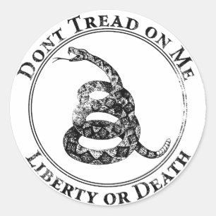 Don’t Tread on Me Classic Round Sticker