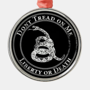 Don’t Tread on Me Metal Tree Decoration