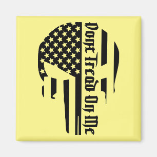 Don’t Tread On Me Skull  #USAPatriotGraphics  © Magnet
