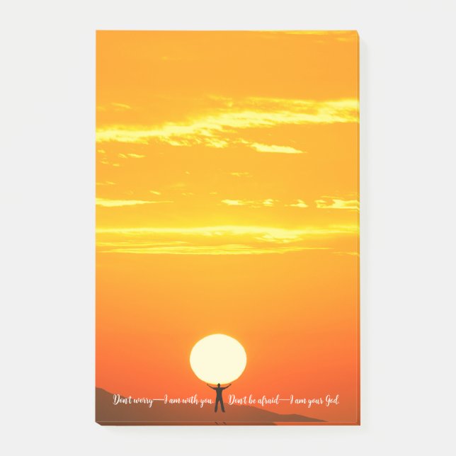 Don’t worry, I am with you. - Post-it Notes (Front)