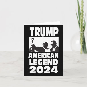 Don Trump 2024 Bulletproof Never Surrender Legend Card
