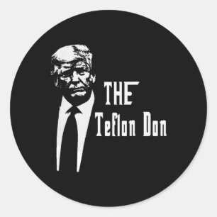 Don Trump Funny Classic Round Sticker