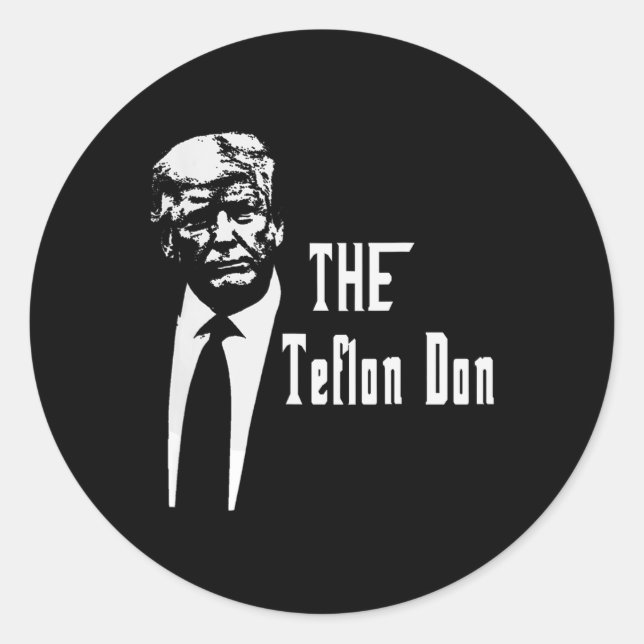 Don Trump Funny  Classic Round Sticker (Front)