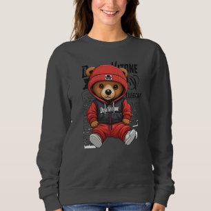 Don Vitone – Red Teddy King Vitotone Bear – Red El Sweatshirt