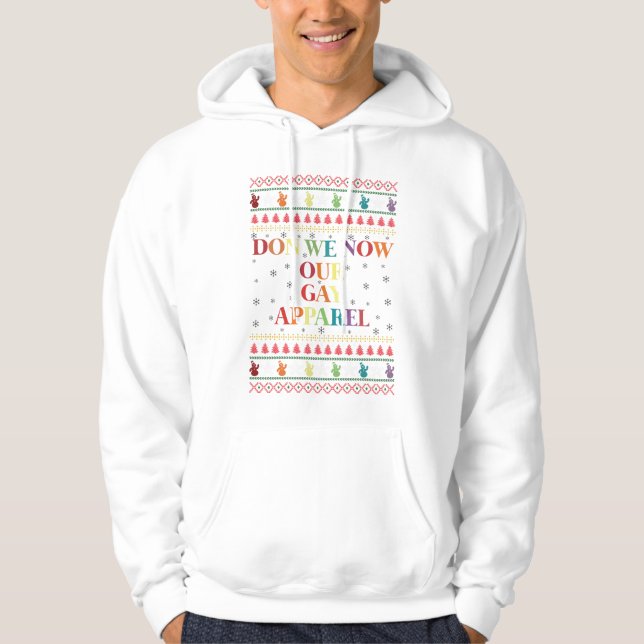 Don We Now Our Gay Apparel Gay Christmas  Hoodie (Front)