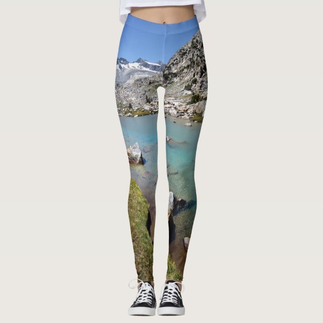 Donahue Pass Lake - Yosemite Leggings (Front)