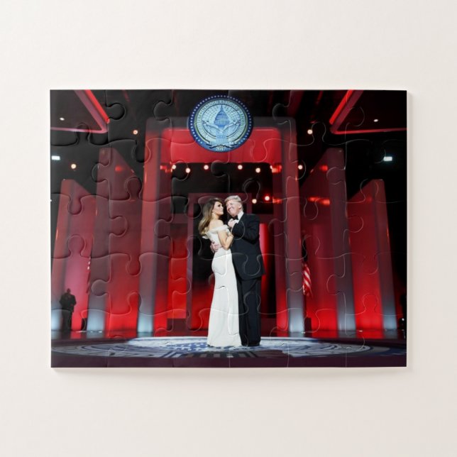 Donald and Melania Trump Jigsaw Puzzle (Horizontal)