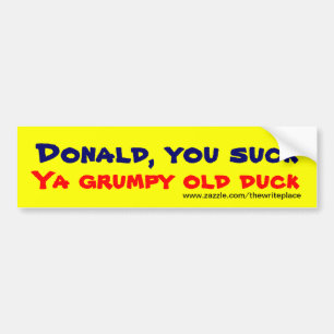 Donald chump trump bumper stickers