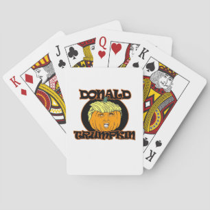 Donald  Halloween Costume Trumpkin Playing Cards