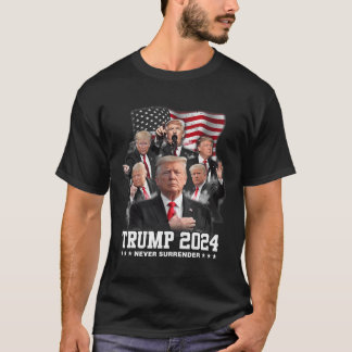 Donald J Trump 2024 Never Surrender 1  T-Shirt