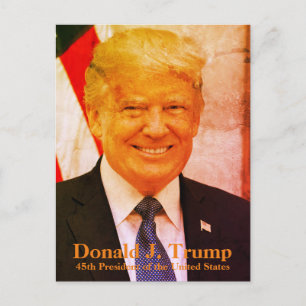 Donald J. Trump, 45th President of United States Postcard