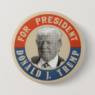 Donald J. Trump For President 7.5 Cm Round Badge