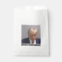 Donald J Trump Mug Shot - Never Surrender Long Sle