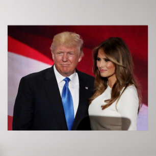 DONALD & MELANIA TRUMP POSTER
