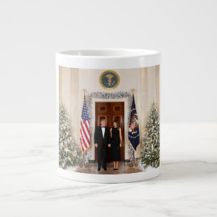 Donald & Melania Trump's Christmas White House Large Coffee Mug