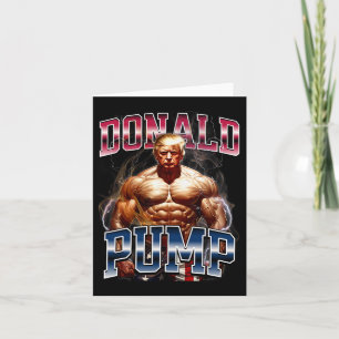 Donald Pump Meme Funny Card