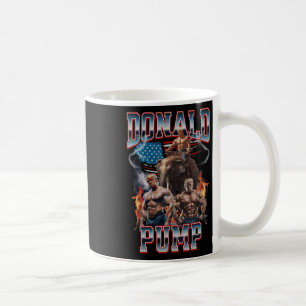 Donald Pump Trump Gym Pump Cover Coffee Mug