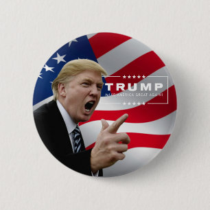 Donald Trump 2016 6 Cm Round Badge