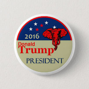 Donald TRUMP 2016 6 Cm Round Badge