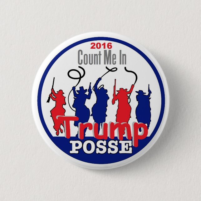 Donald TRUMP 2016 6 Cm Round Badge (Front)